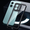 Case For Xiaomi Redmi 15C 5G Clear Back Cover Case with Rugged Black TPU Bumper- Black/Clear