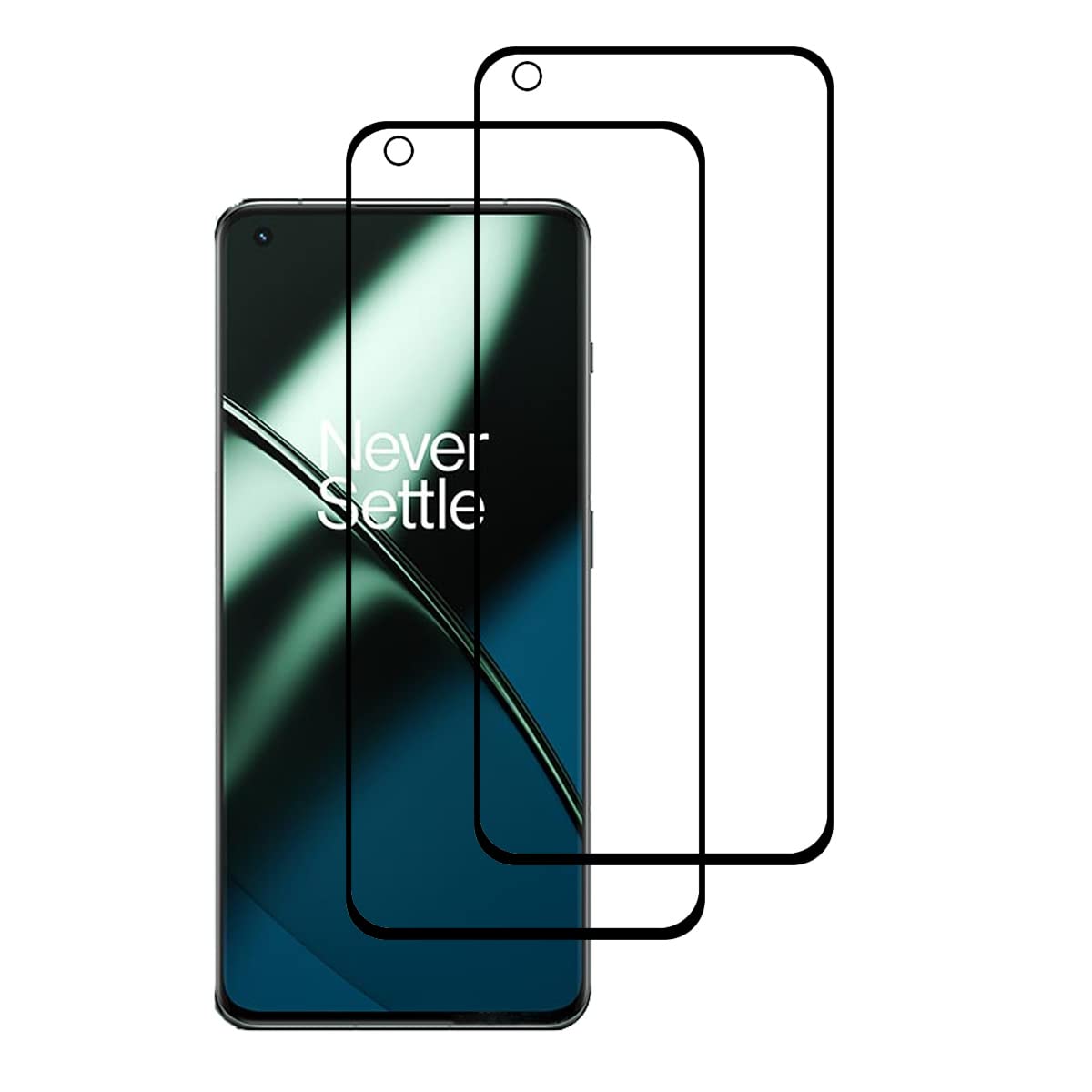 Pack Of 2 for OnePlus 11 Screen Protector - Black