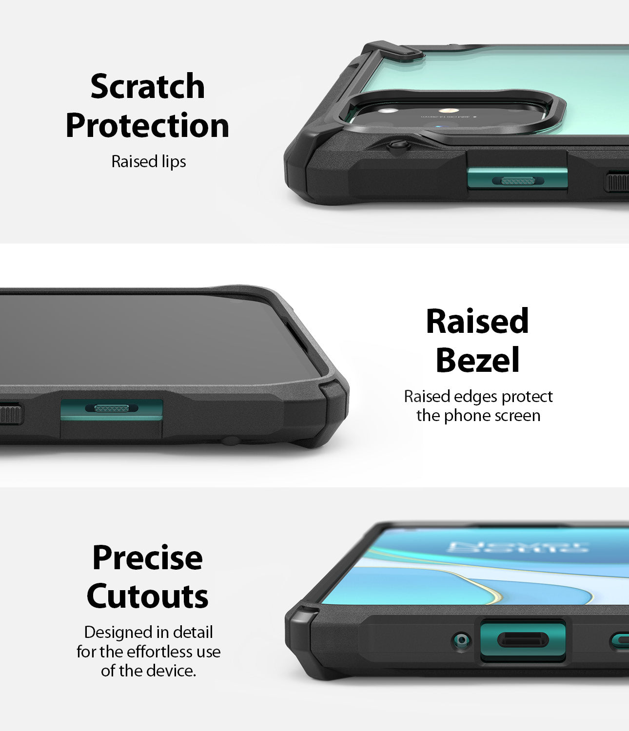 OnePlus 8T Ringke Fusion X Case Black