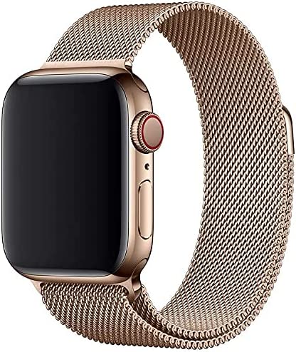 Apple Watch Ultra 49mm / 45mm / 44mm / 42mm | Milanese Loop Metal Bands | Gold