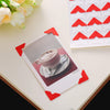 10 Sheets Photo Mounting Corners Stickers Self Adhesive Colorful Decor Picture Album Kraft Paper Stickers Protector -Multicolor