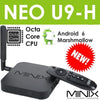 NEO U9-H Android PC TV Box 64-bit, S912 Octa-Core Media Hub Android 6.01 with 2GB RAM 16G ROMâ€¦