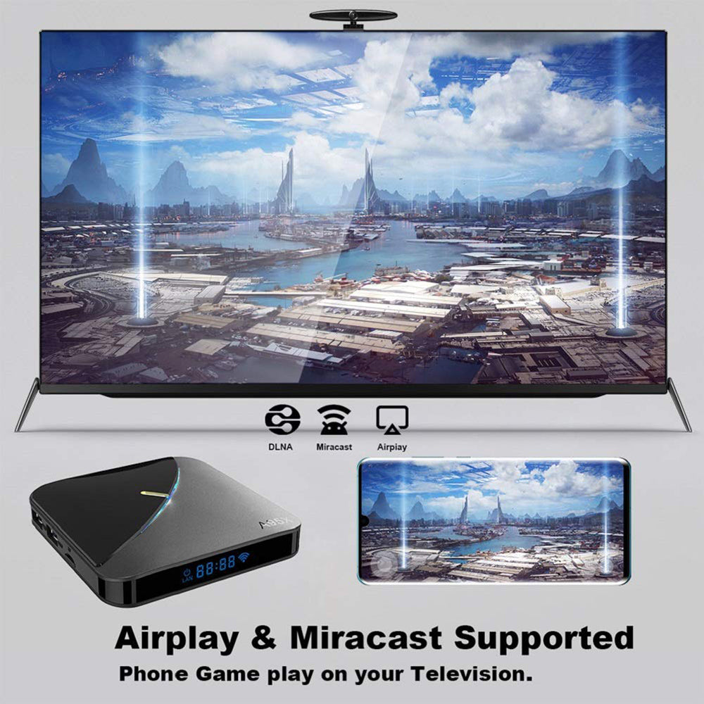 A95X F3 Air Android TV Box Amlogic S905X3 [4GB RAM 64GB ROM] with 5G Support WIFI Bluetooth Full HD 3D 4K TV Box Wireless Screen Projection