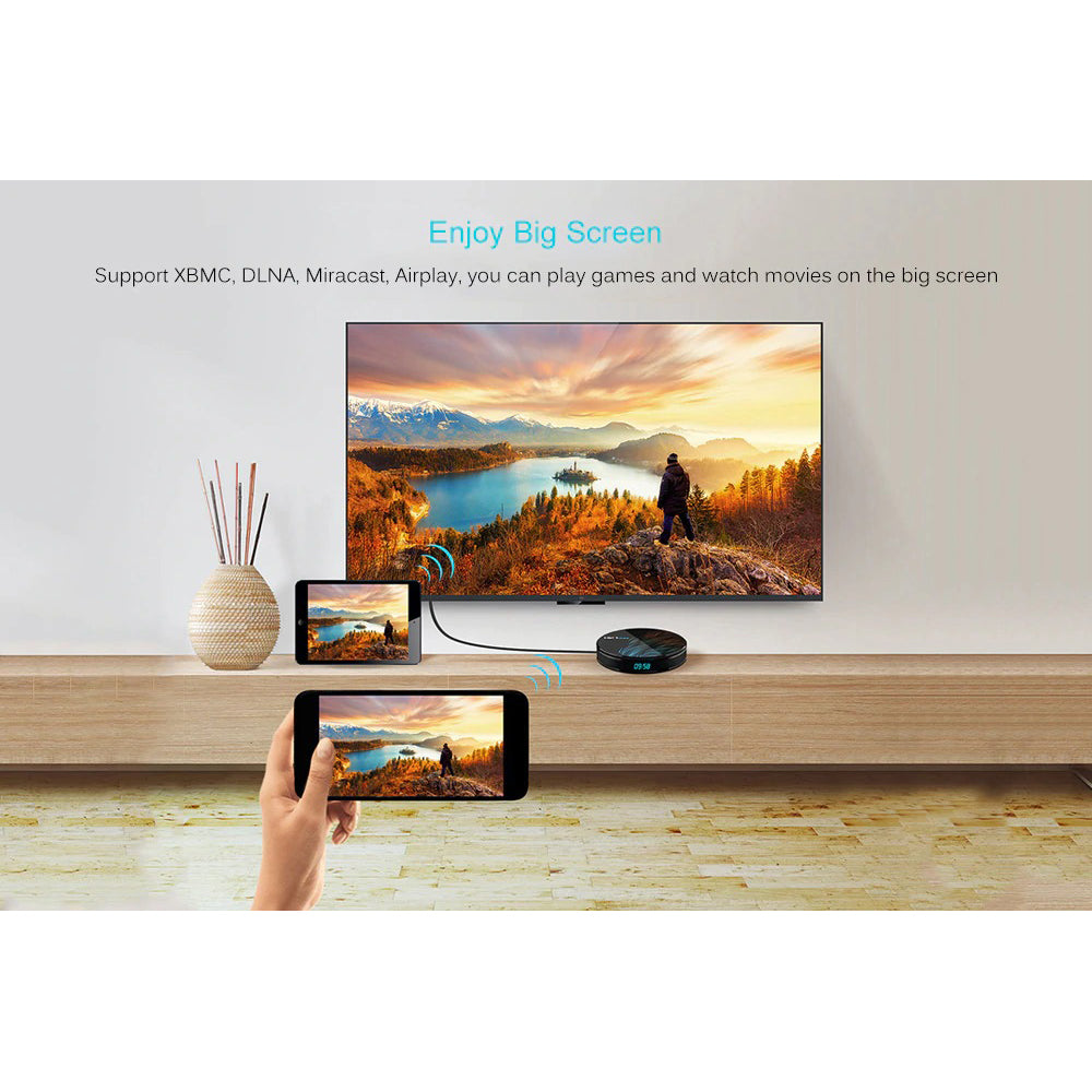 HK1 Max Android TV Box RK3318 Chipset [4GB RAM 32GB ROM] with 5G Support WIFI Bluetooth Full HD 3D 4K TV Box Wireless Screen Projection