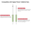 Apple Pencil 2nd Generation Silicone Grip Holder |2 Pack  Black