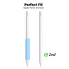 Apple Pencil 2nd Gen /1st Silicone Grip Holder |Compatible with Magnetic Charging and Double Tap |Black & Blue