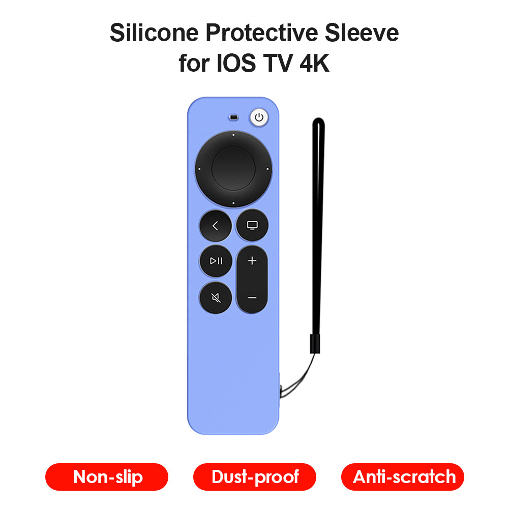 Apple TV 4K Siri Remote 2021 Silicone Case Cover |  Blue