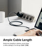 Fast Charging Pastel Cable | USB Type A to Lightning |  1.2m  Black
