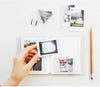 Pieces Of Moment Mini Book Album Instax Mini 7s 8 25 50s 90 / Instax SP-1/ Polaroid (64 Photos, Blue)