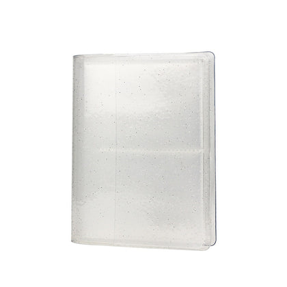 Transparent Glitter Photo Album 3 inch 64 Pockets- white