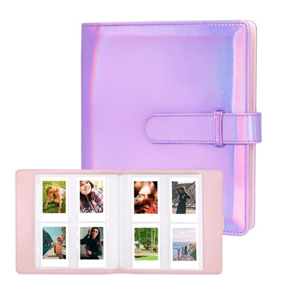 256 Pockets Polaroid Book Photo Album |Fujifilm Instax Mini 11 90 70 9 8+ 8 LiPlay Instant Camera | Purple