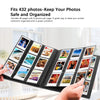 432 Pockets Photo Album for Fujifilm Instax Mini Camera| Fujifilm Instax Mini 11 9 Evo 90 70 40 8 7 LiPlay Instant Camera |  White