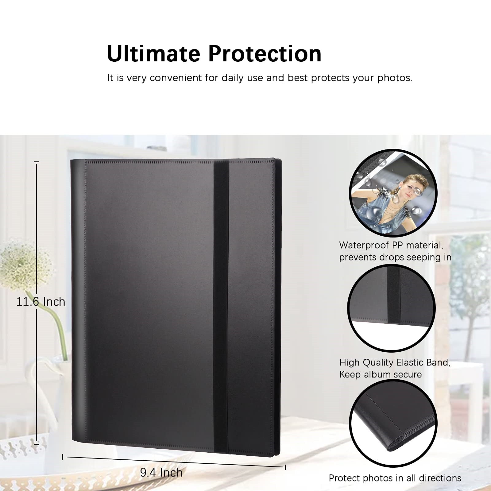 432 Pockets Photo Album for Fujifilm Instax Mini Camera| Fujifilm Instax Mini 11 9 Evo 90 70 40 8 7 LiPlay Instant Camera |  White