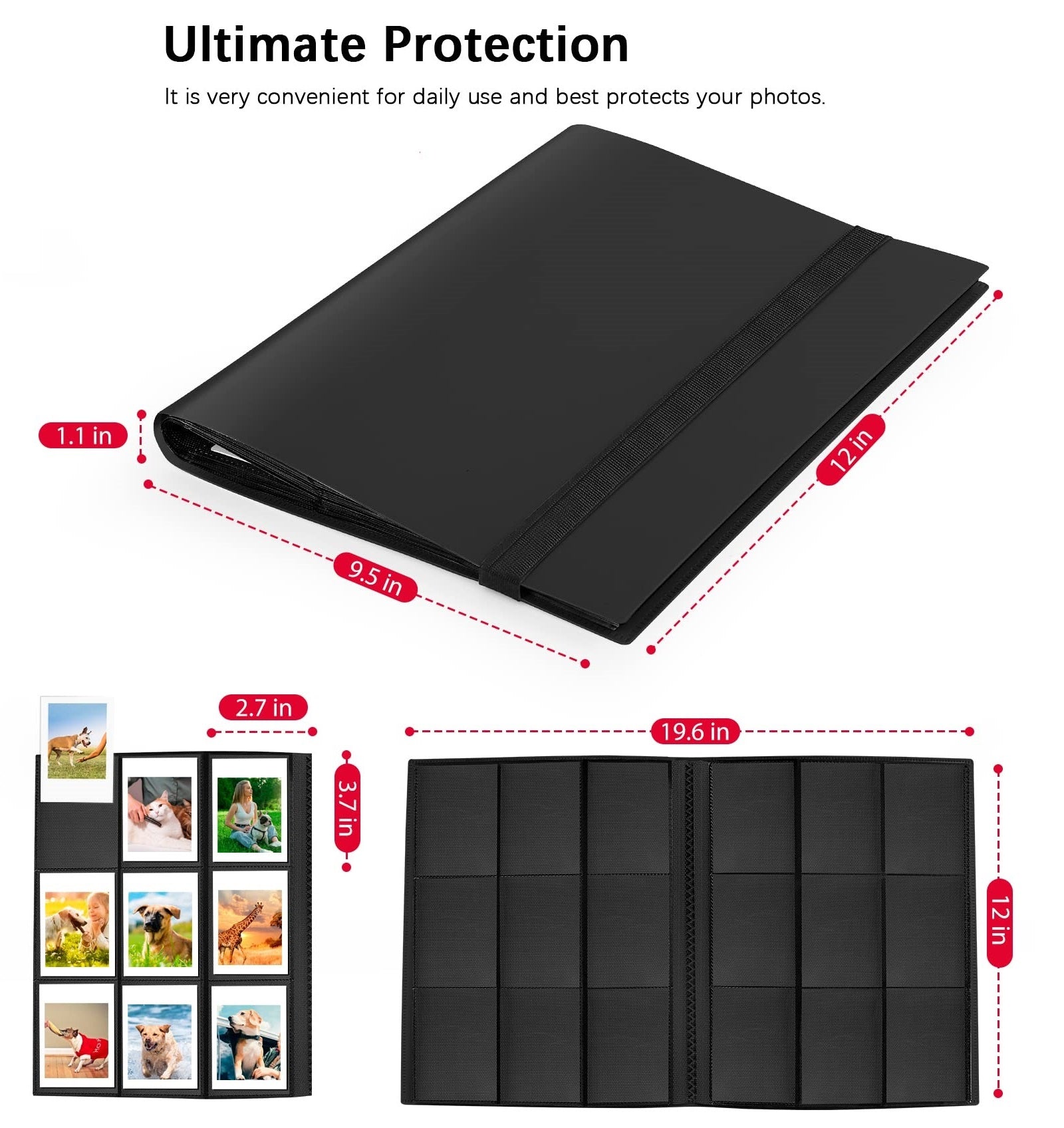 360 Pockets Mini Photo Album|Fujifilm Instax Mini Camera | Blue