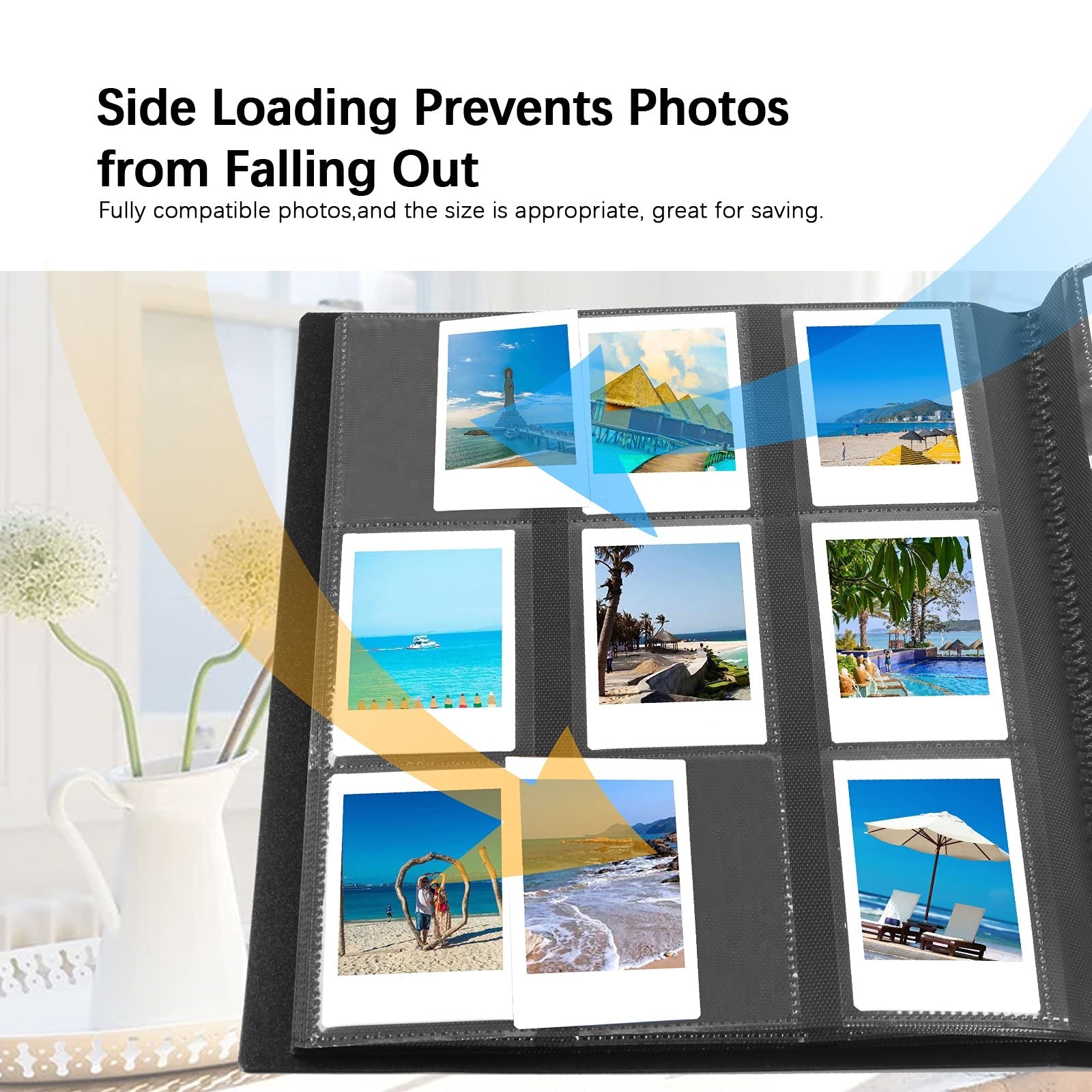 360 Pockets Mini Photo Album|Fujifilm Instax Mini Camera | White