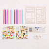 80 Pages Scrapbook Photo Album DIY Handmade Album Scrapbook Set with Metallic Markers, Craft Paper Stickers Artboards -Blue