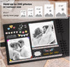 Scrapbook Photo Album with Black Page 12x9,Black Cover (40 Sheets, 80 pages) With 10 Pcs Markers Paints Pens -Black