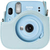 Case for Fujifilm Instax Mini 11 Case PU Leather Instant Camera Cover with Adjustable Strap Sky Blue