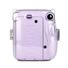 Transparent Hard Camera Case for Fujifilm Instax Mini 11 Instant Camera Cover with Adjustable Strap Crystal Clear