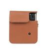 Fujifilm Instax Mini 40 Case | PU Leather Instant Camera Protective Cover with Adjustable Shoulder Strap -Brown