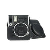 Fujifilm Instax Mini 40 Case | PU Leather Instant Camera Protective Cover with Adjustable Shoulder Strap -Black