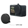 Camera Lens Cap Lens Protector for DJI OSMO Action 3 |Plastic Lens Dust Cover - Black