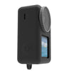 Protective Silicone Cover for DJI Osmo Action 3 Camera Case + Lens Protector Cap Guard - Black