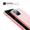 Apple iPhone 12 Mini Case| Classic Liquid Silicone Series| Slim Gel Rubber Full Body Protection Flexible Cover |Pink