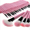 32-Piece Professional Makeup Brush Set Pink