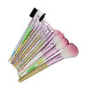12-Piece Soft Synthetic Hair Makeup Brush Set Multicolour