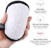 Reusable Soft Makeup Remover Pads for All Skin- 3 pack Microfiber Face Rounds Wipes Heavy Mascara Eye Shadow Facial Cleansing Puffs Foundation