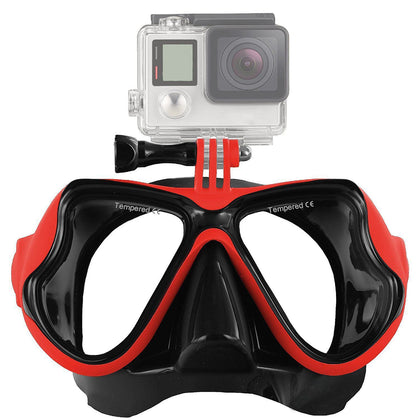 Snorkeling Mask With Mount Red