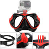 Snorkeling Mask With Mount Red