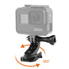 360° Rotatable J Hook Rotation Turntable Quick Release Buckle Mount for GoPro 11 10 9 8 7 6 5 4 4k Eken AKASO SJCAM YI and Other Action Cameras