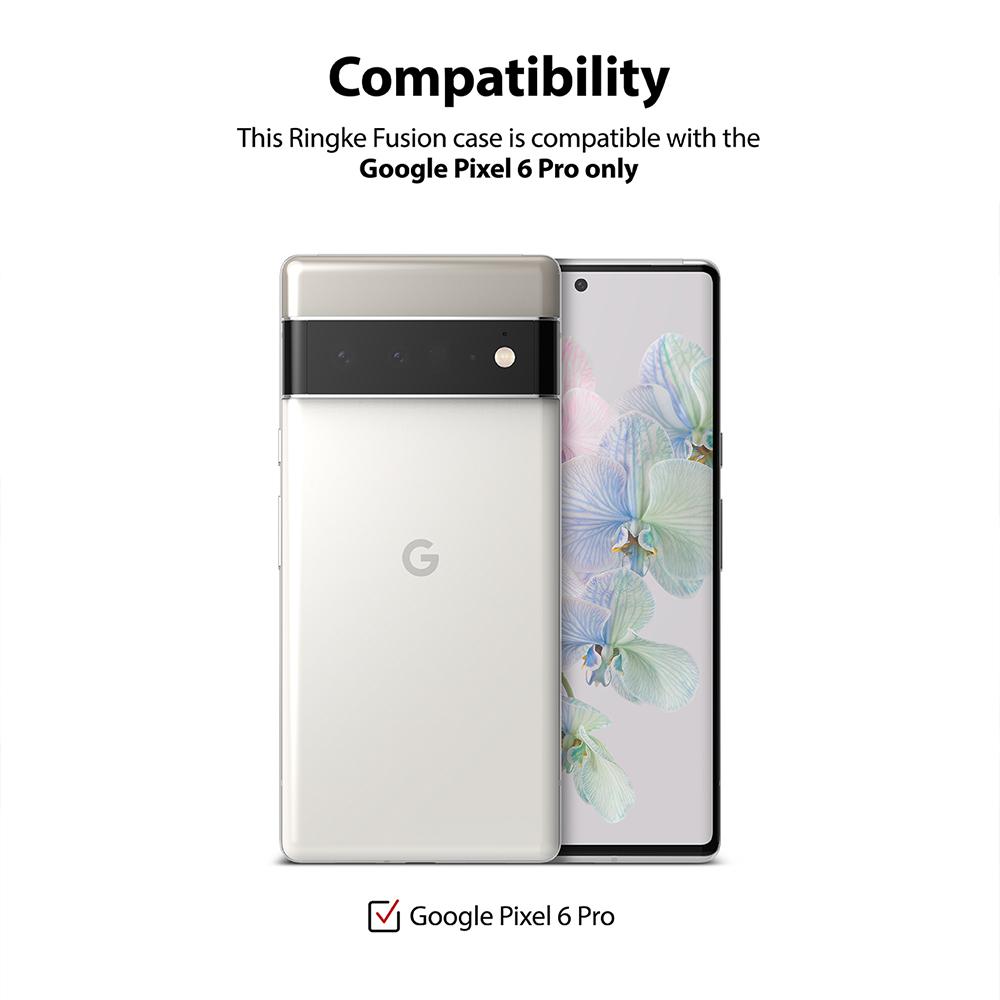 Google Pixel 6 Pro Case Cover| Fusion Magnetic Series| Clear