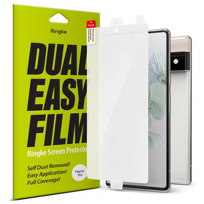 Google Pixel 6 Pro  Screen Protector| Dual Easy Film| 2 Pack