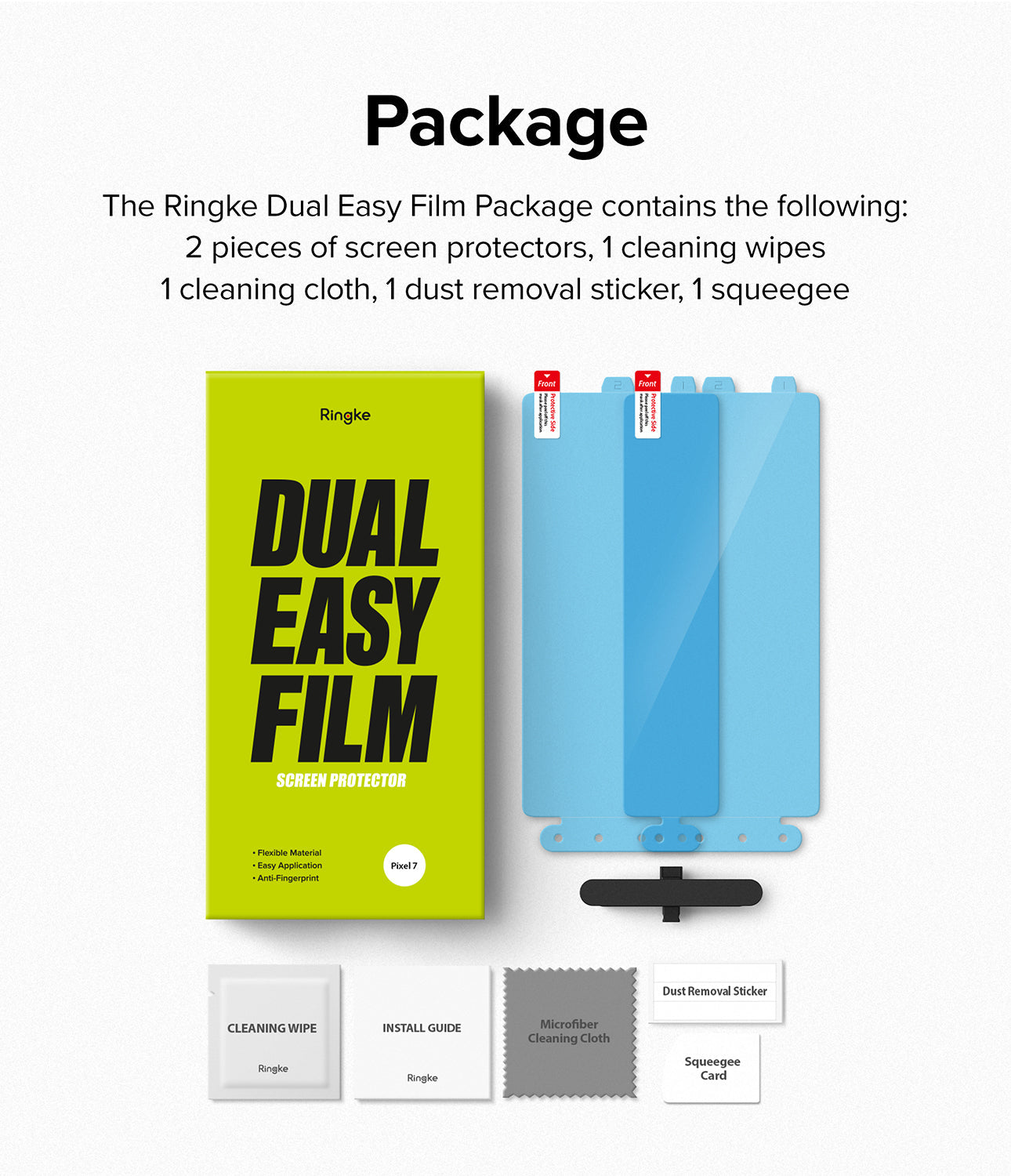 Google Pixel 7 Screen Protector| Dual Easy Film| 2 Pack | With Installation Jig