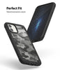 Apple iPhone 12 Mini Ringke Fusion X Case Camo Black