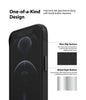 Apple iPhone 12 Pro / Apple iPhone 12 Case Cover| Onyx Series| Dark Grey