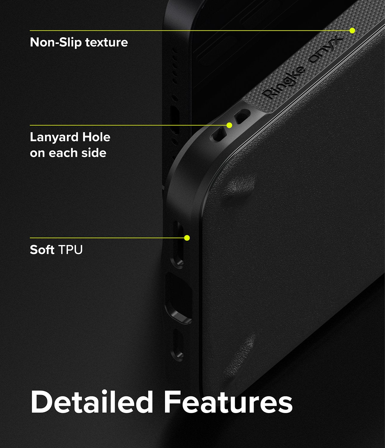 Apple iPhone 13 Case Cover| Onyx Series| Black