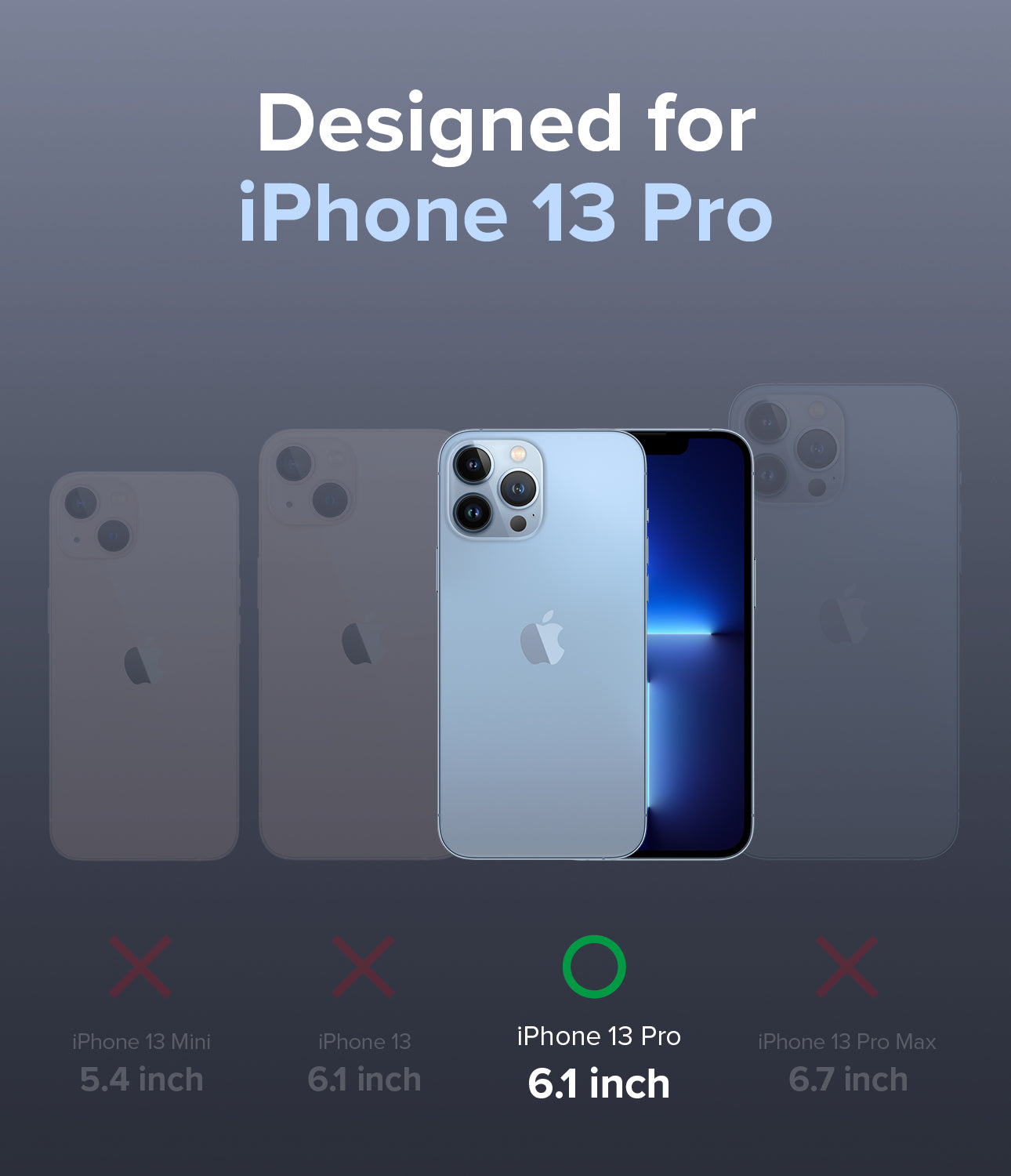 Apple iPhone 13 Pro Case Cover| Air-S Series | Black