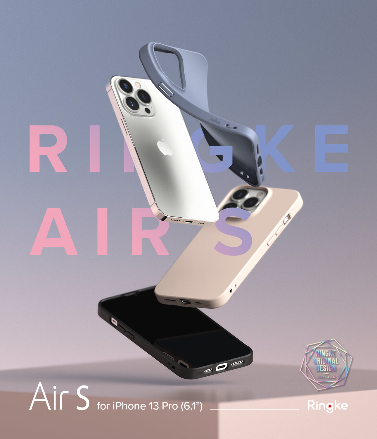 Apple iPhone 13 Pro Case Cover| Air-S Series | Pink Sand