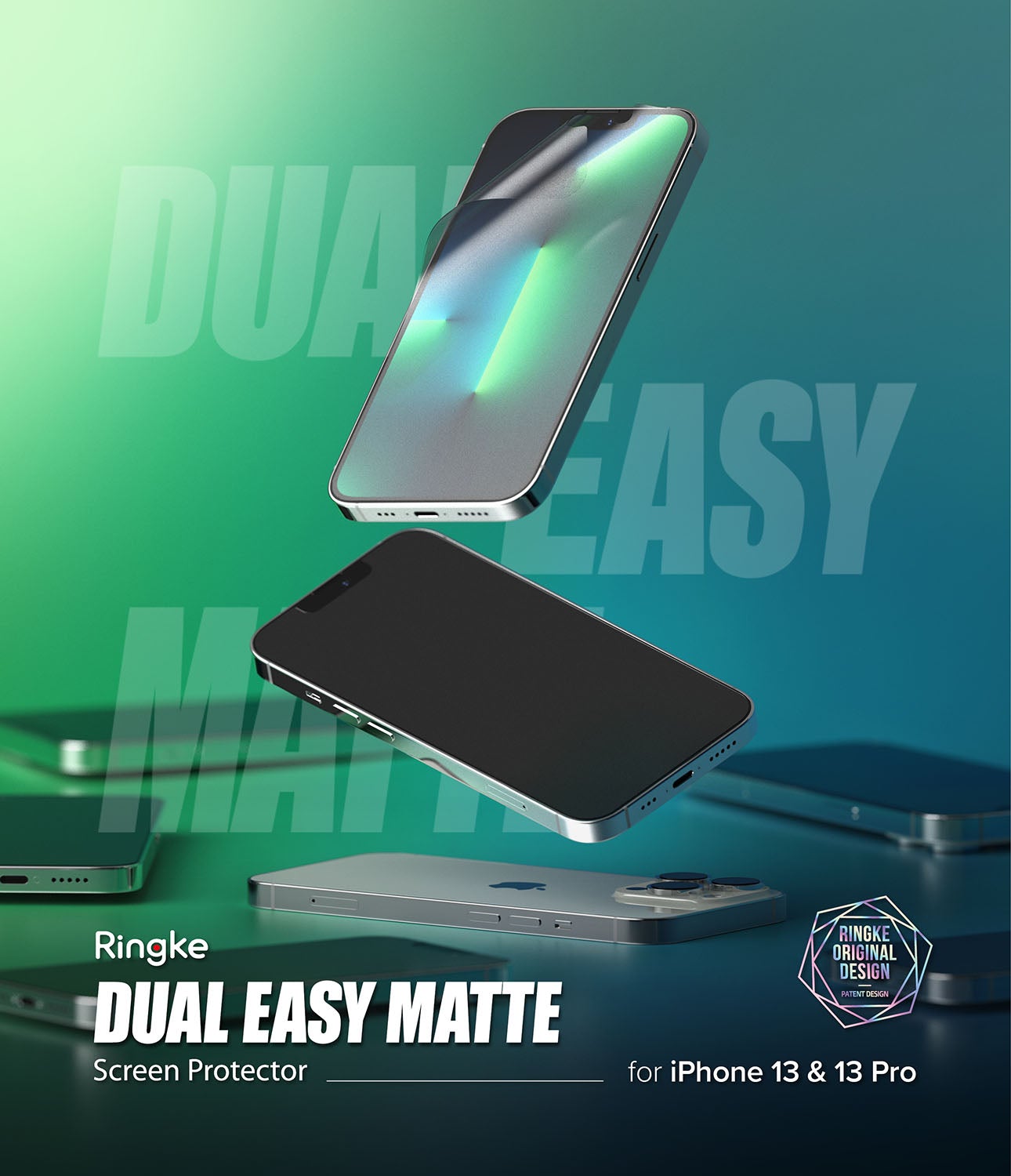 Apple iPhone 13 / Apple iPhone 13 Pro Screen Protector| Dual Easy Matte| 2 Pack