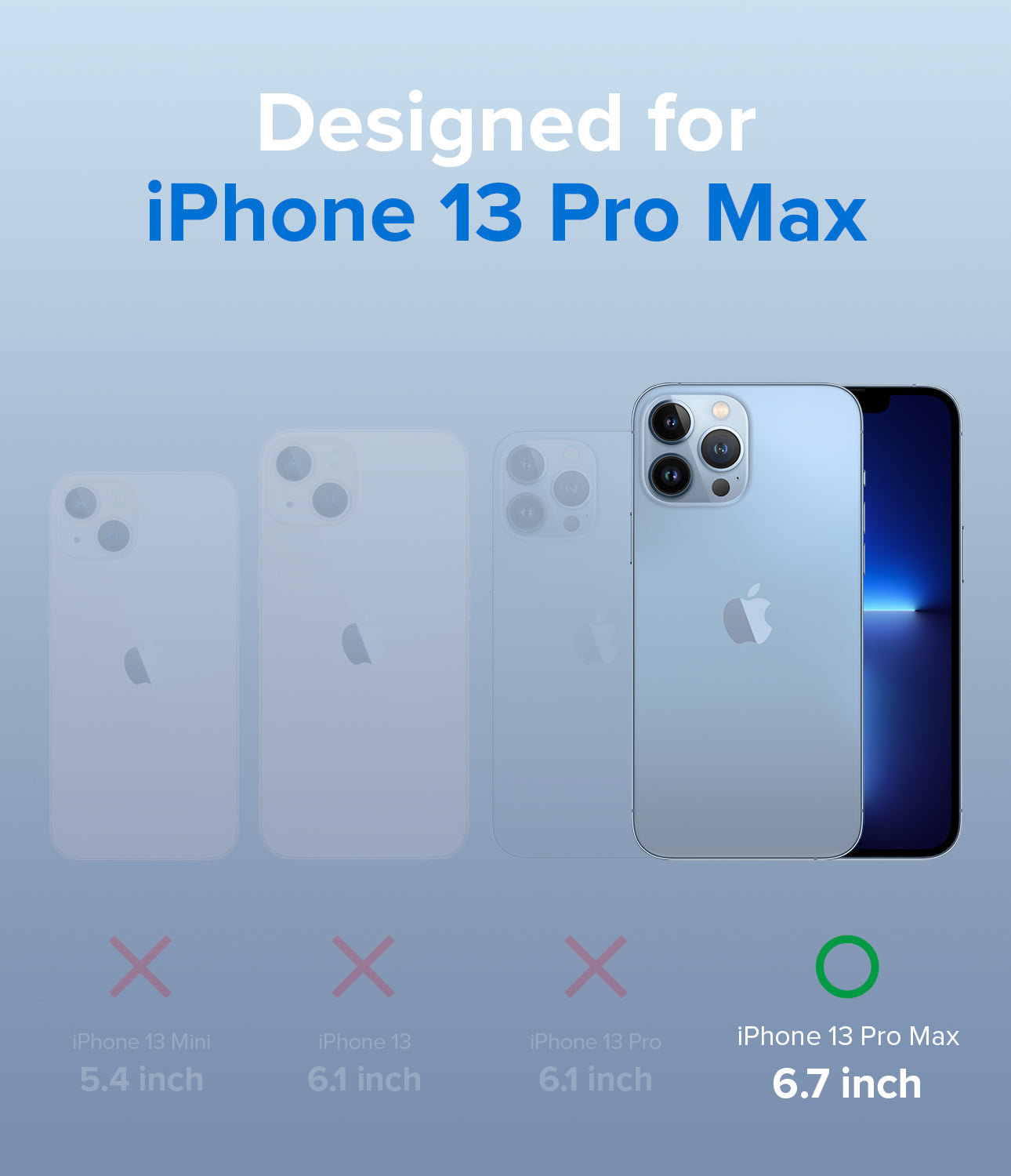 Apple iPhone 13 Pro Max Case Cover| Fusion Series| Smoke Black