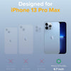 Apple iPhone 13 Pro Max Case Cover| Fusion Plus Series| White & Black