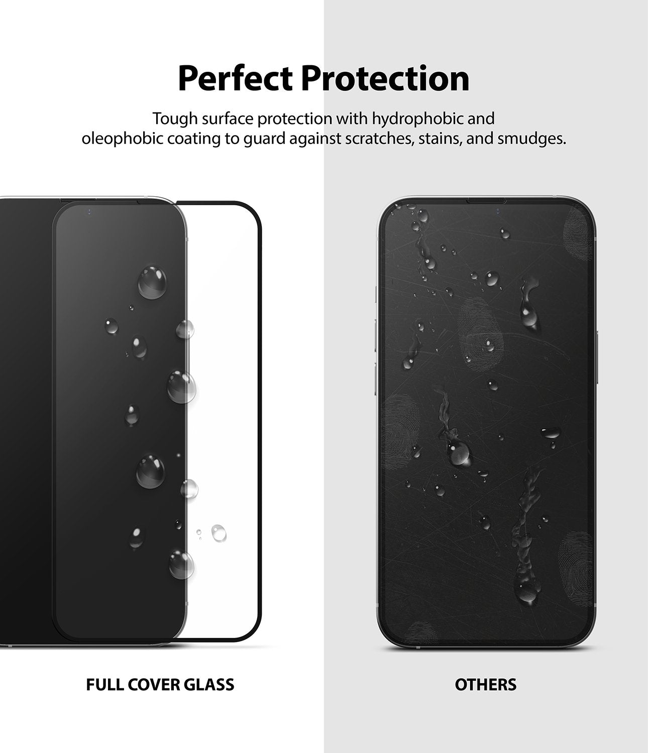Apple iPhone 14 Plus / 13 Pro Max Screen Protector| Invisible Defender Full Coverage| Black