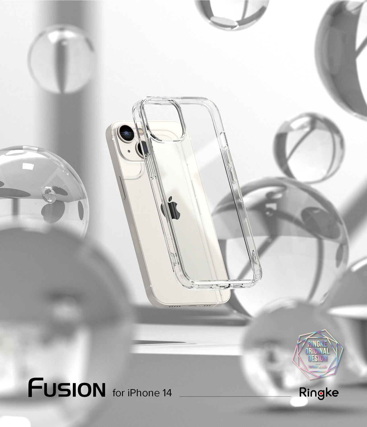 Apple Iphone 14 Case Cover| Fusion Series| Clear