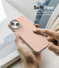 Apple iPhone 14 Case Cover | Silicone Series | Pink Sand