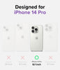 iPhone 14 Pro Case | Fusion Bumper Series | Clear Purple