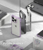 iPhone 14 Pro Case | Fusion Bumper Series | Clear Purple